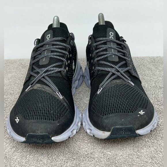 On Clouds Women's Cloudstratus Running Shoes Black/Lilac, Size 8.5 - Picture 3 of 10